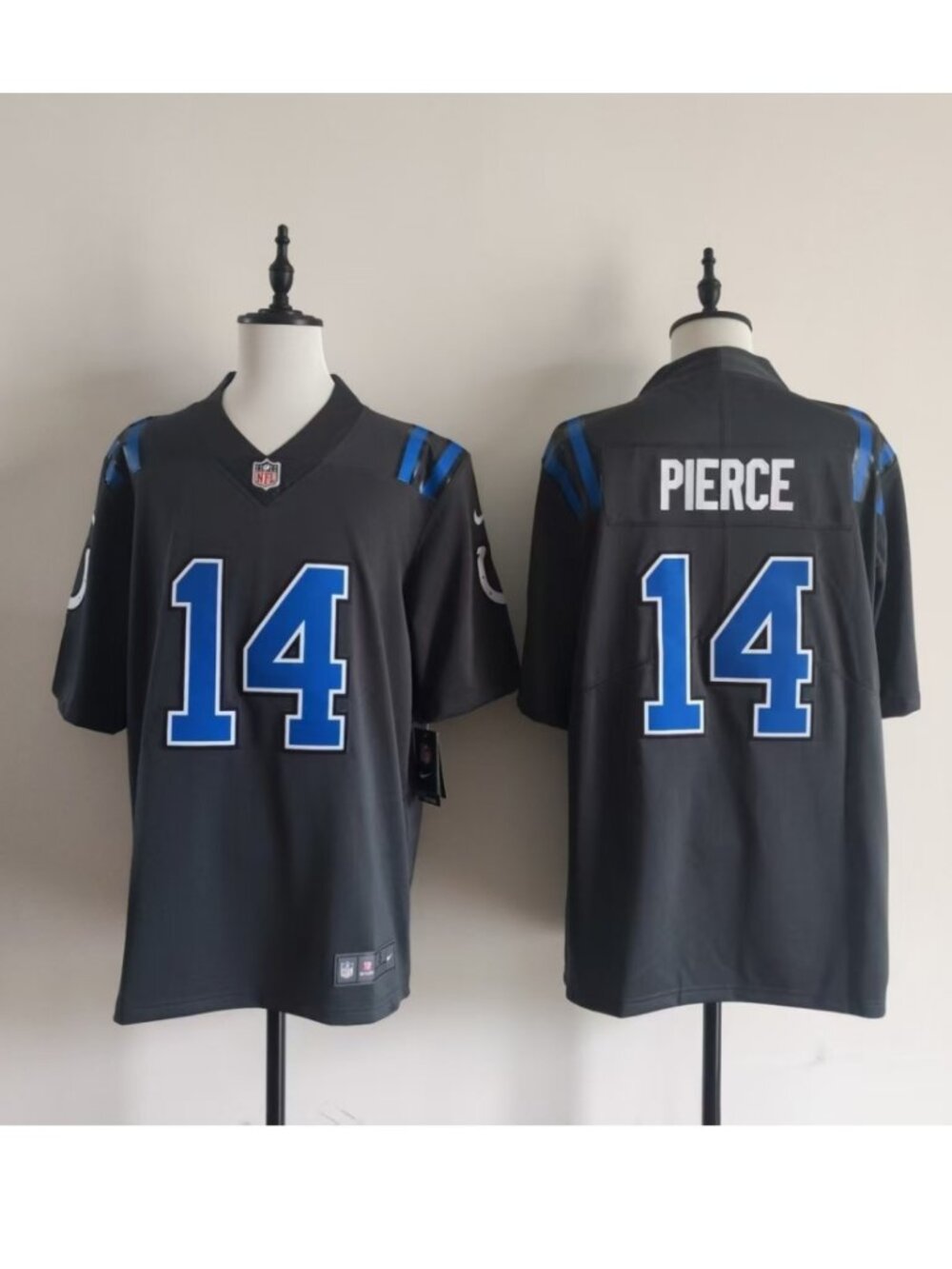 Alec Pierce Gray Jersey Stitched Vapor